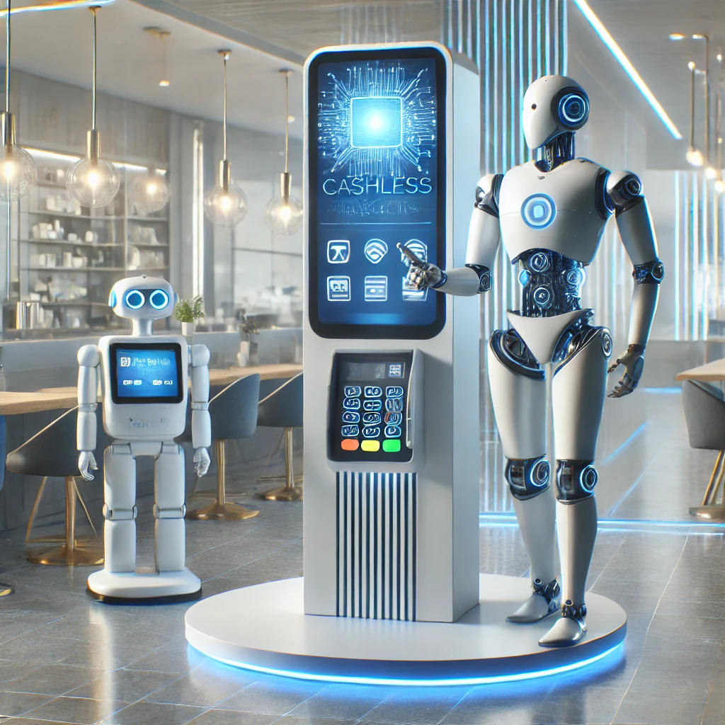 "انقلاب کشلس سلف‌ سرویس و ربات‌های هوشمند 💳🤖 | سرعت، امنیت و راحتی در خدمات غیرنقدی!"