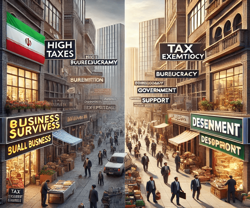 نرخ ماندگاری کسب و کارهای ایرانی