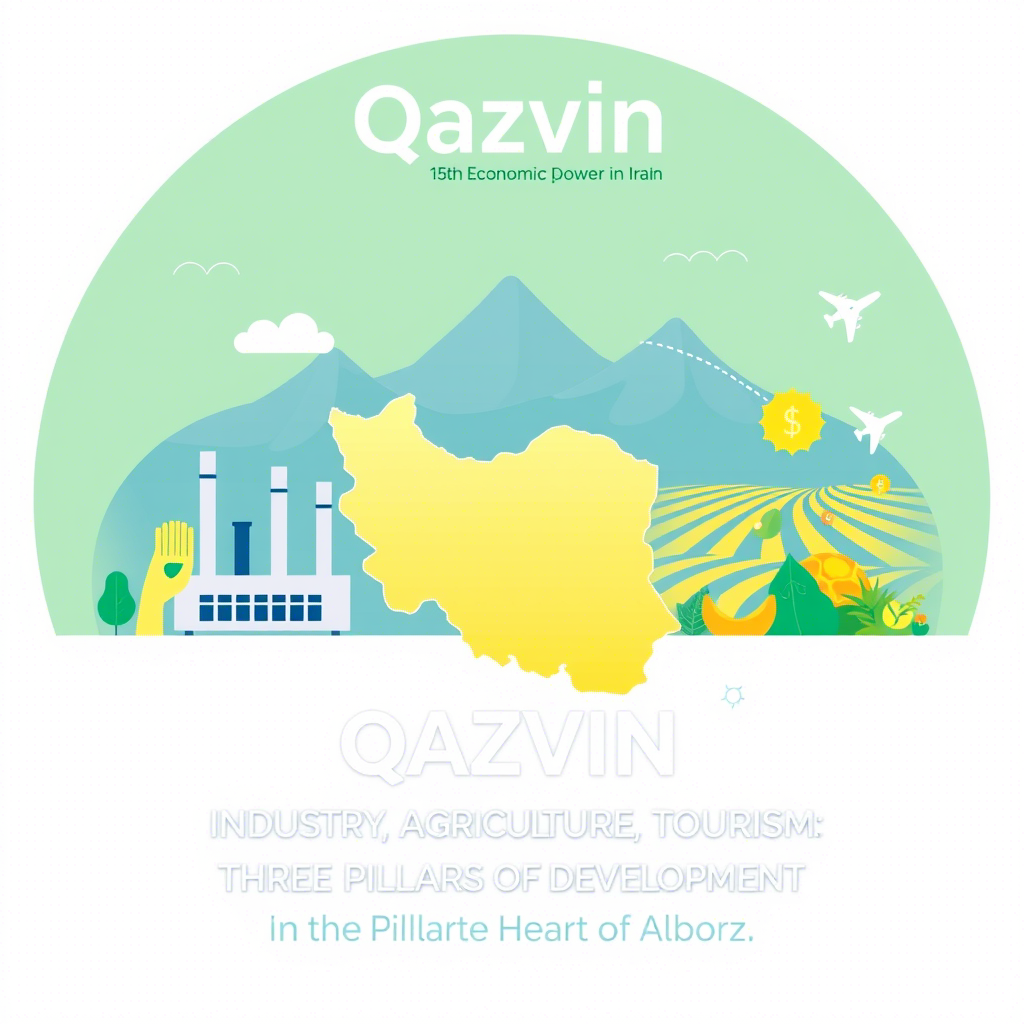 قزوین ؛ پانزدهمین قدرت اقتصادی ایران 🌟🚀