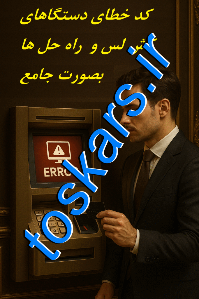 کدهای خطای دستگاه کش لس : دلایل ، راه‌حل‌ها و دسته‌بندی کامل ! 🚀