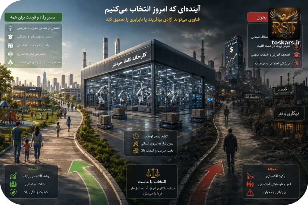 🤖 هوش مصنوعی آمد، رباتها هم در راهند؛ وقتی انسان دیگر مجبور به کار کردن نیست، برای چه زندگی کند؟