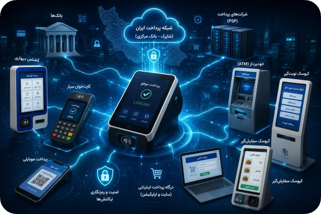 📰 آخرین اخبار صنعت پرداخت ایران؛ کارتخوان، دستگاه پوز، کشلس، شاپرک و فینتک