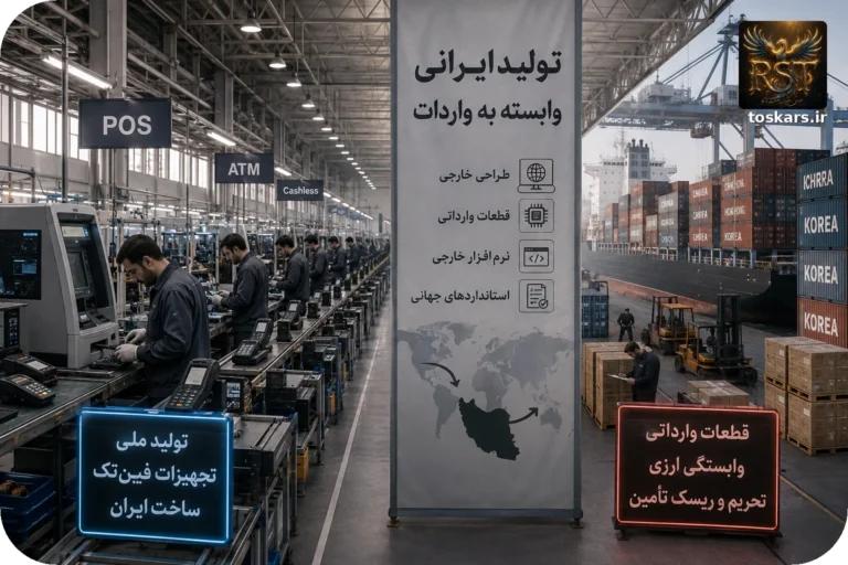 🏭 چرا ایران در فین‌تک و پرداخت تولیدکننده نیست؟ وابستگی به تجهیزات وارداتی چه خطری دارد؟