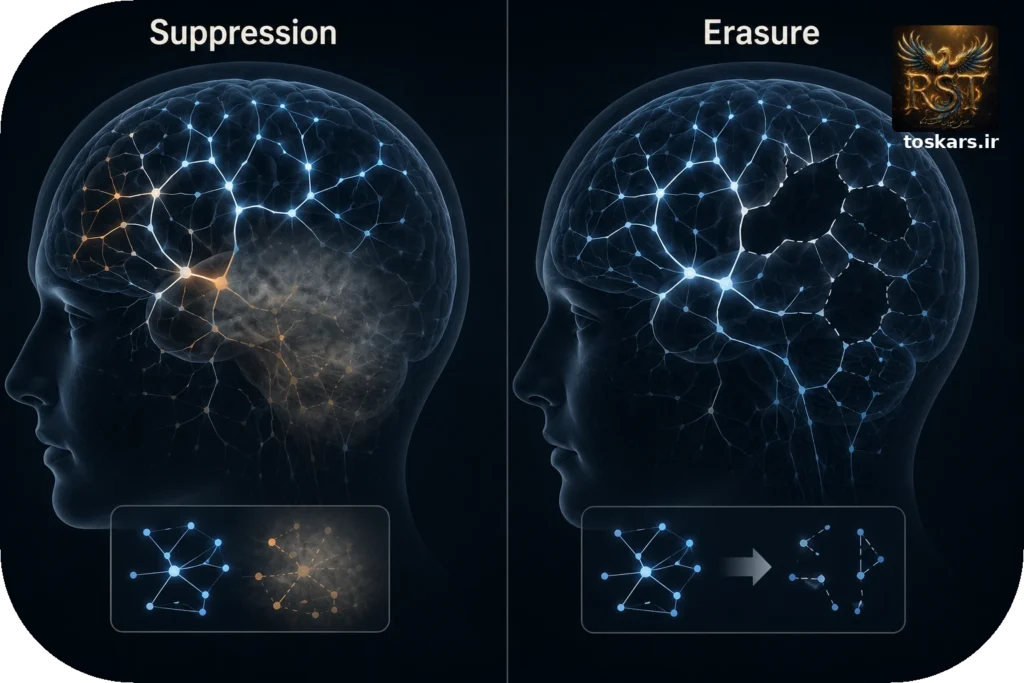 🧠 آیا میتوان یک مدل هوش مصنوعی را واقعاً از شخصیت قبلی پاک کرد و شخصیت جدید را جایگزین کرد؟